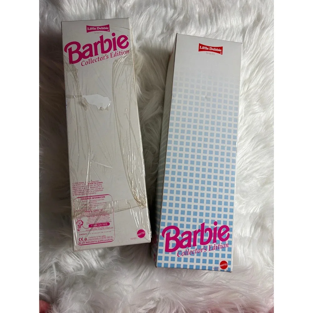 Mattel Little Debbie Barbie Collector‎ Edition 1992 Blue Gingham Vintage Doll